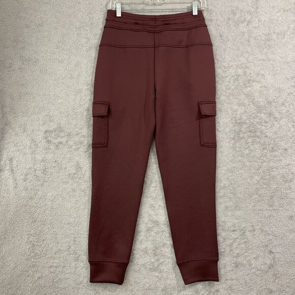 NEW 32 Degrees Heat Womens XS Scuba Cargo Joggers Polyester/Spandex Burgundy - Picture 3 of 7